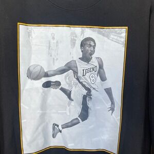3Forty Kobe Bryant Legend‎ 8 Graphic Sweatshirt Pullover Black Size S